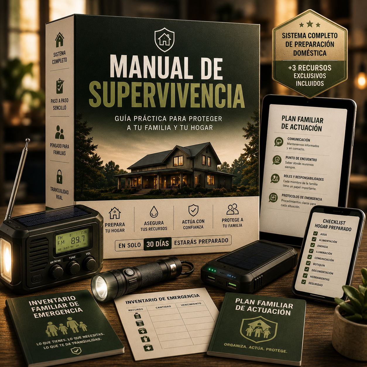 Manual de Supervivencia + 3 Bonos Gratis
